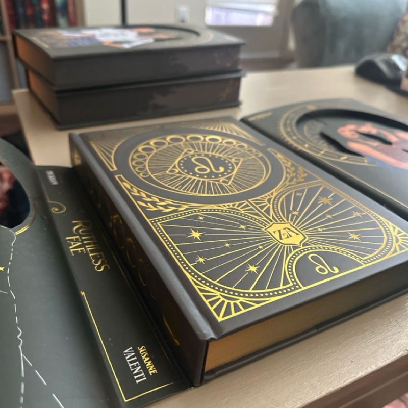Zodiac Academy Books 1-4 by Caroline Peckham, Hardcover