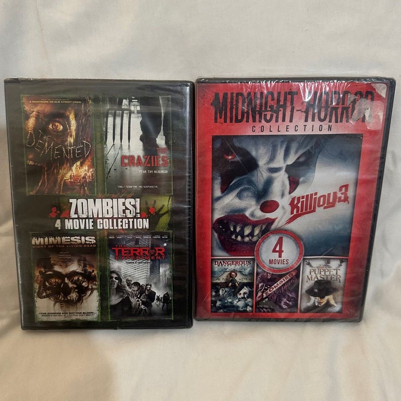 NEW Factory Sealed 8 Horror Movie Compilation 