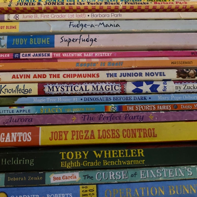 Junie B. Jones and Judy Blume Book Bundle