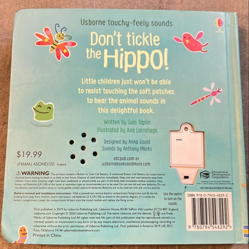 Don’t tickle the Hippo! You might make it snort…