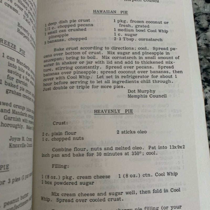 Dining With Pioneers Vintage Cookbook