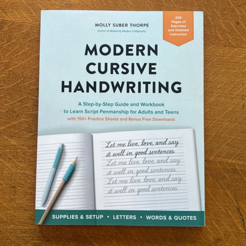 Modern Cursive Handwriting