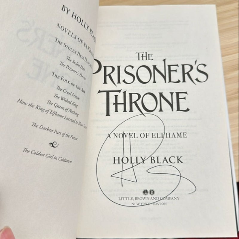 The Prisoner's Throne *SIGNED*