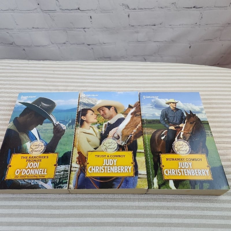 Harlequin Cowboy at Heart book lot