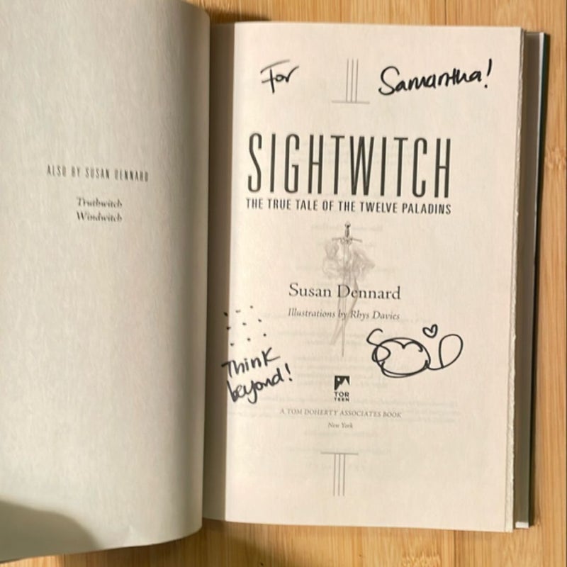 Sightwitch signed and personalized 