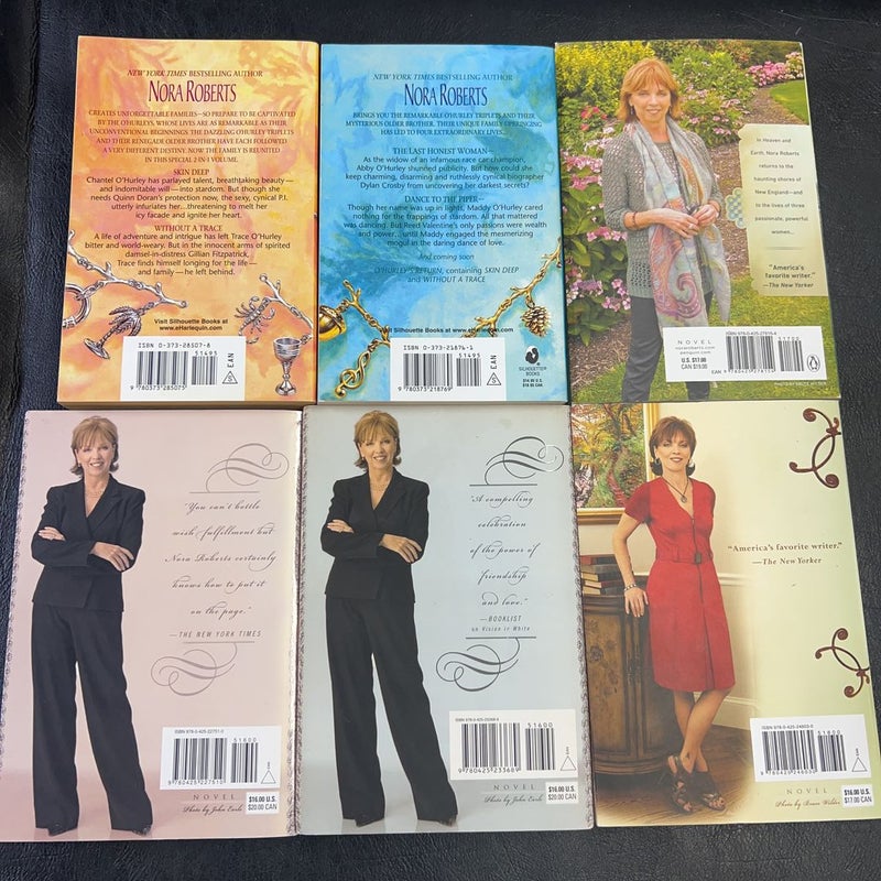 Nora Roberts 6 Paperback Bundle