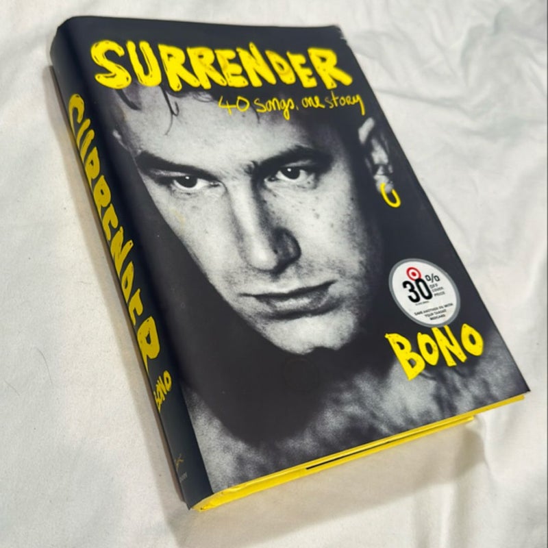 Surrender. Bono. (First Edition) No