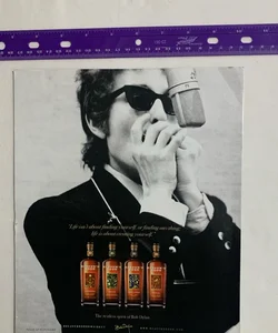 Bob Dylan “Playing Harmonica” Heaven’s Door Magazine Ad