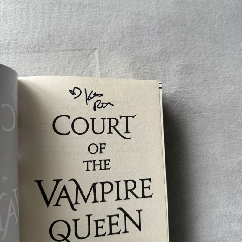Court of the Vampire Queen Signed Copy