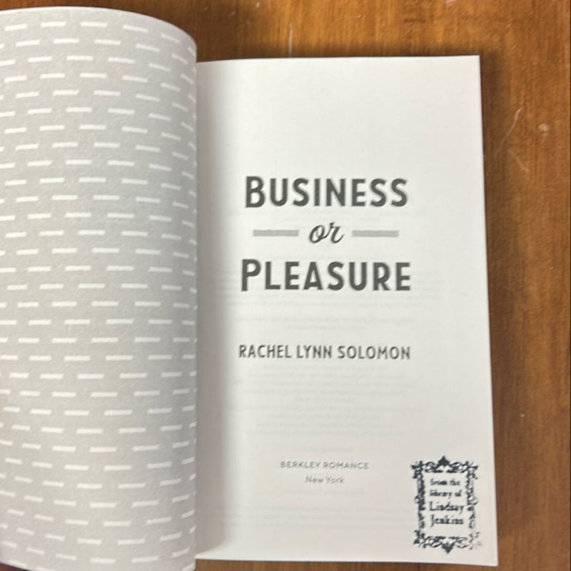 Business or Pleasure