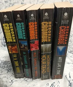 Lot of 5 books by Deborah Crombie