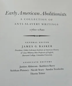 Early American Abolitionists 