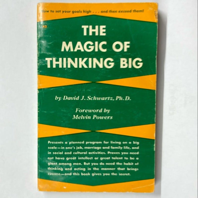 The Magic of Thinking Big