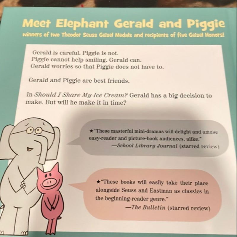 Should I Share My Ice Cream? (an Elephant and Piggie Book)