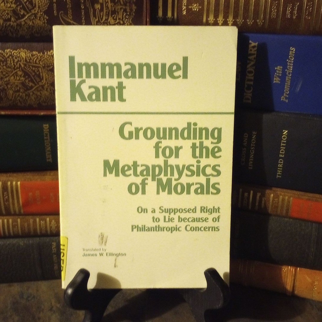 Grounding for the Metaphysics of Morals