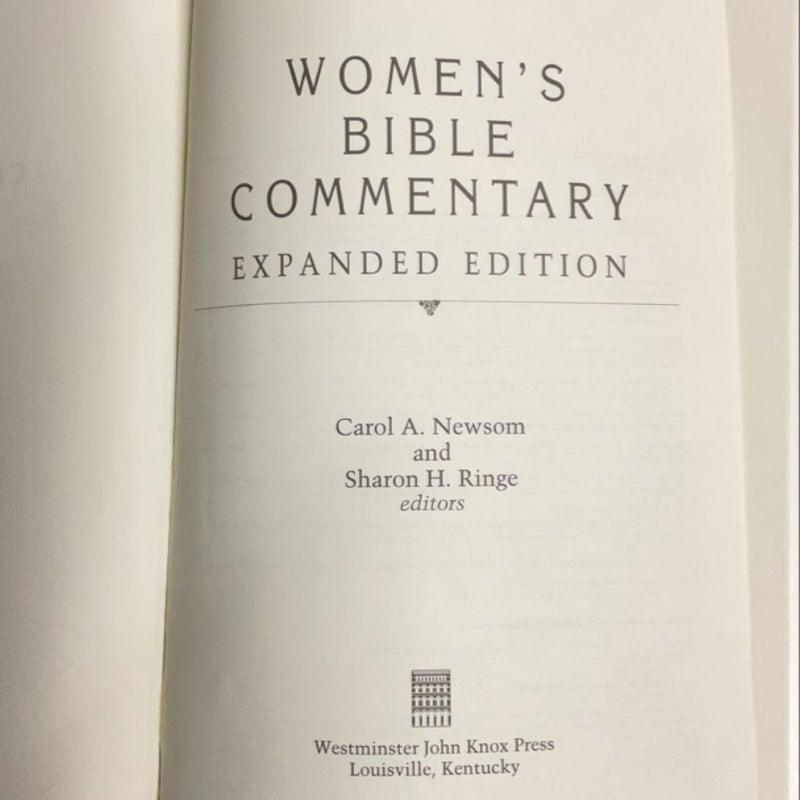 The Women's Bible Commentary