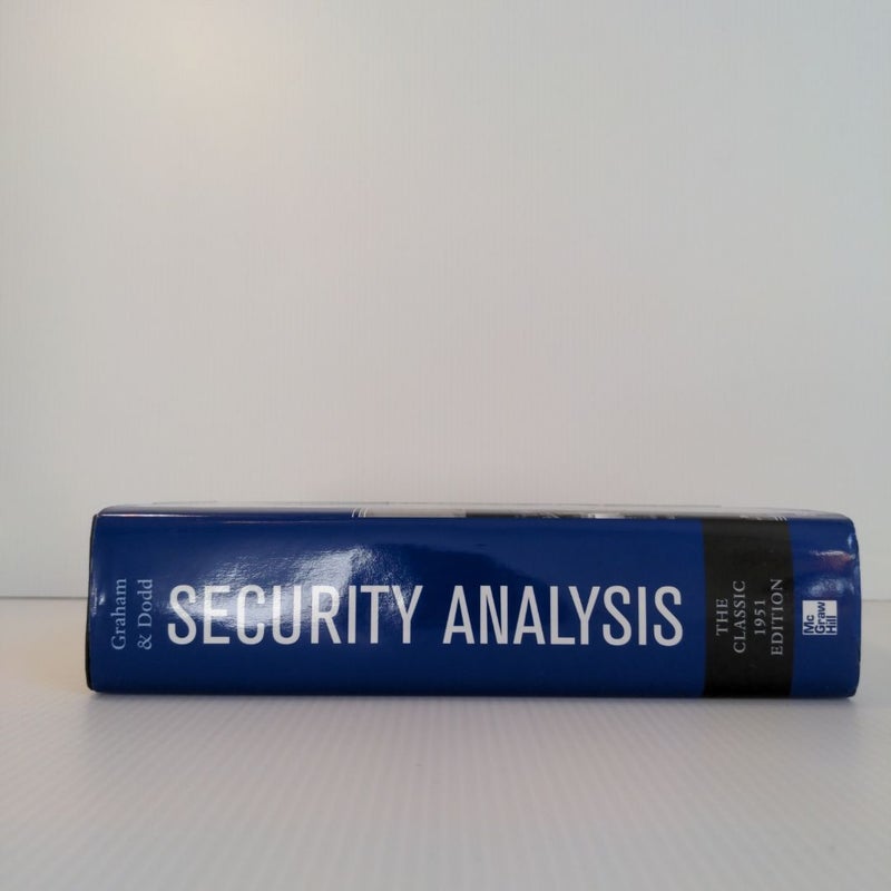 Security Analysis: Sixth Edition, Foreword by Warren Buffett