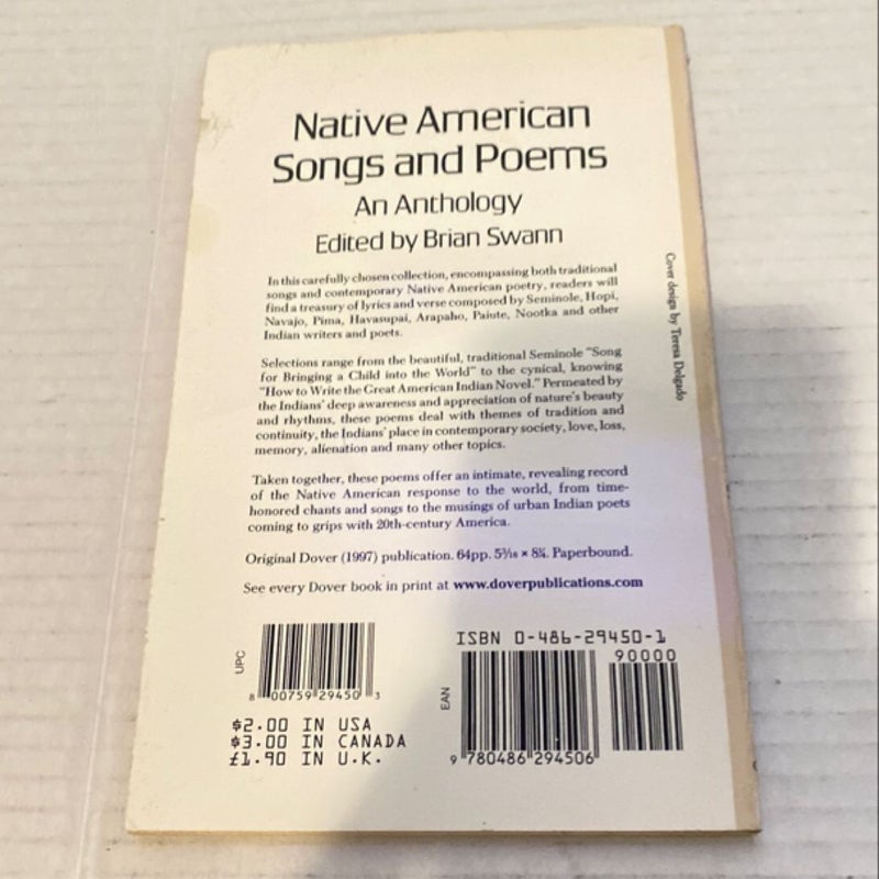 Native American Songs and Poems