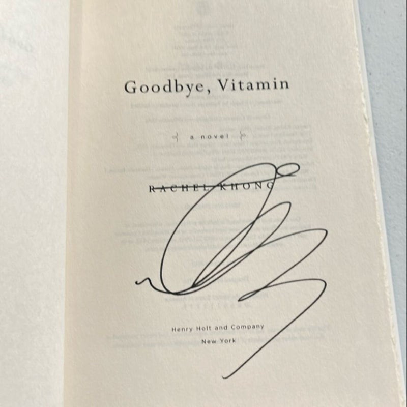 Goodbye, Vitamin