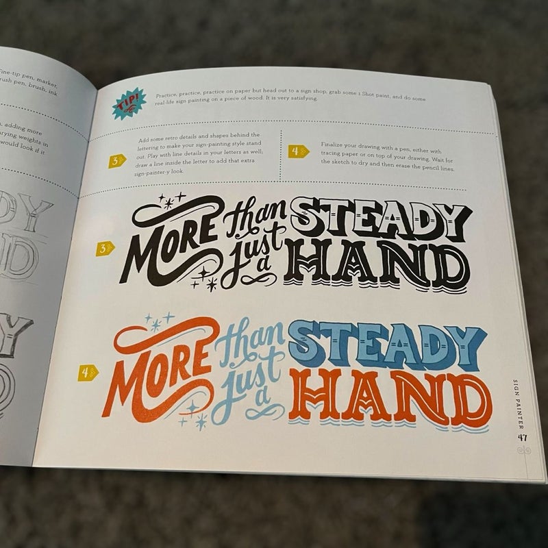 Hand-Lettering Ledger