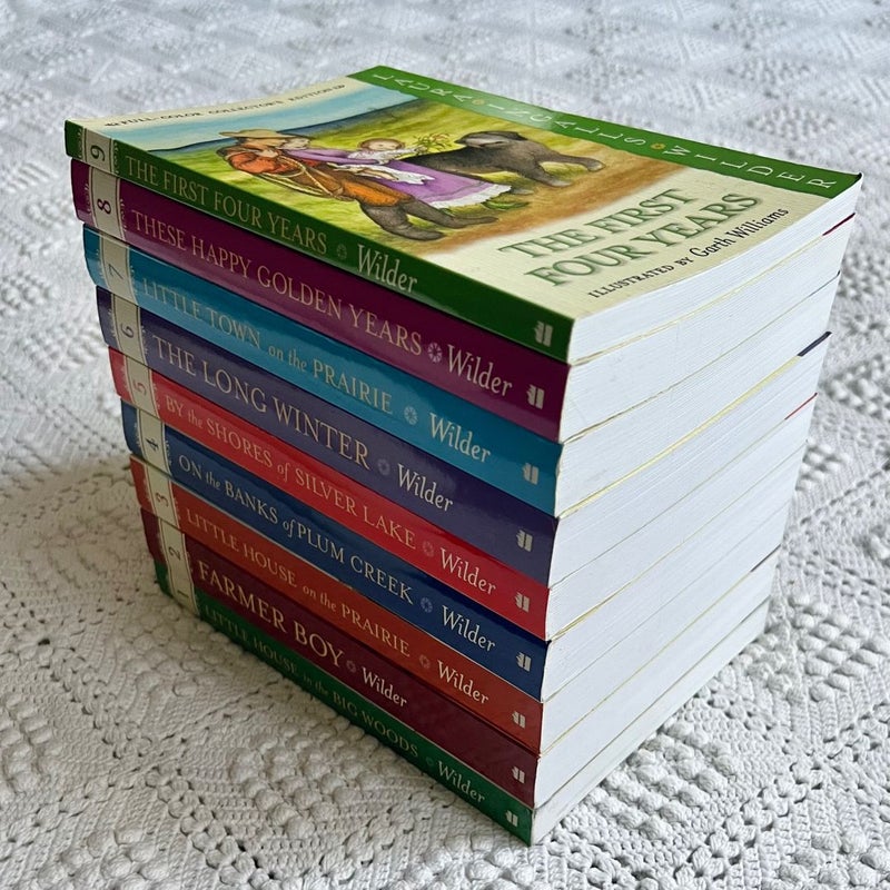 Little House on the Prairie Series Books 1-9 Full Color Collector’s Edition