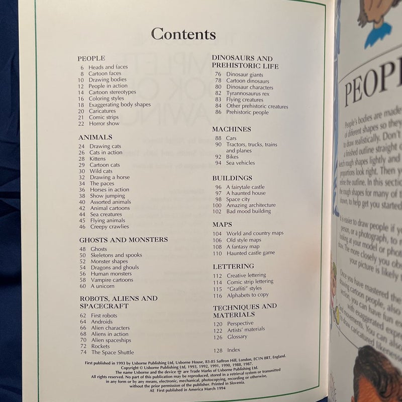 The Usborne Complete Book of Drawing