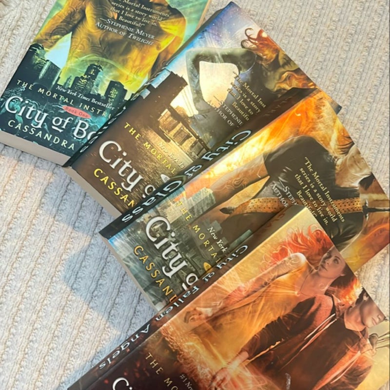 The mortal instruments books 1-4