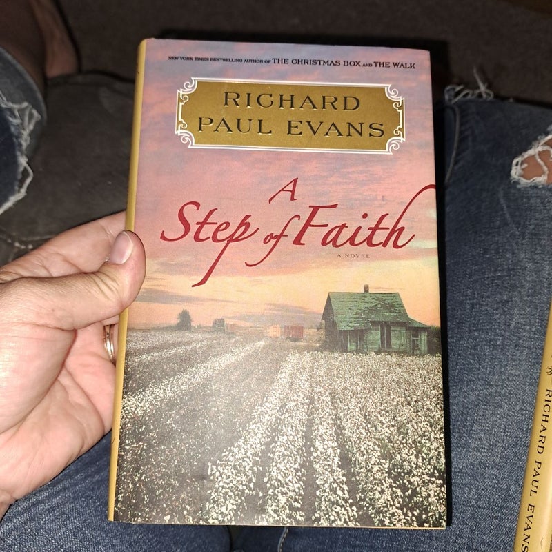 A Step of Faith and other richard pual evan book lot 