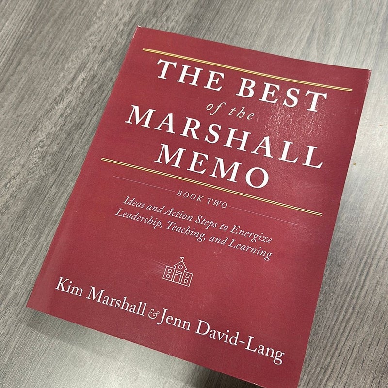 The Best of the Marshall Memo Book Two