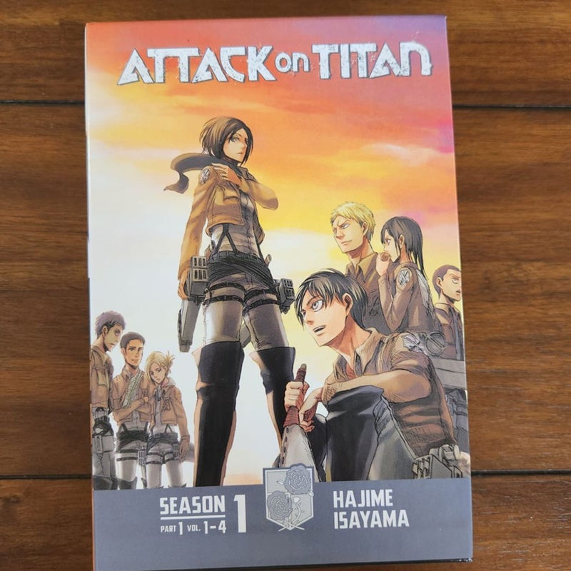  Attack on Titan Season 1 Part 1 Manga Box Set (Attack on Titan  Manga Box Sets): 9781632366993: Isayama, Hajime: Books