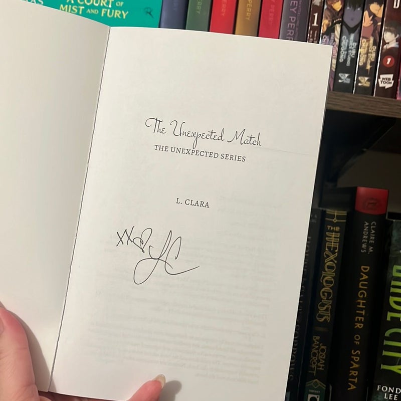 The Unexpected Match *SIGNED*