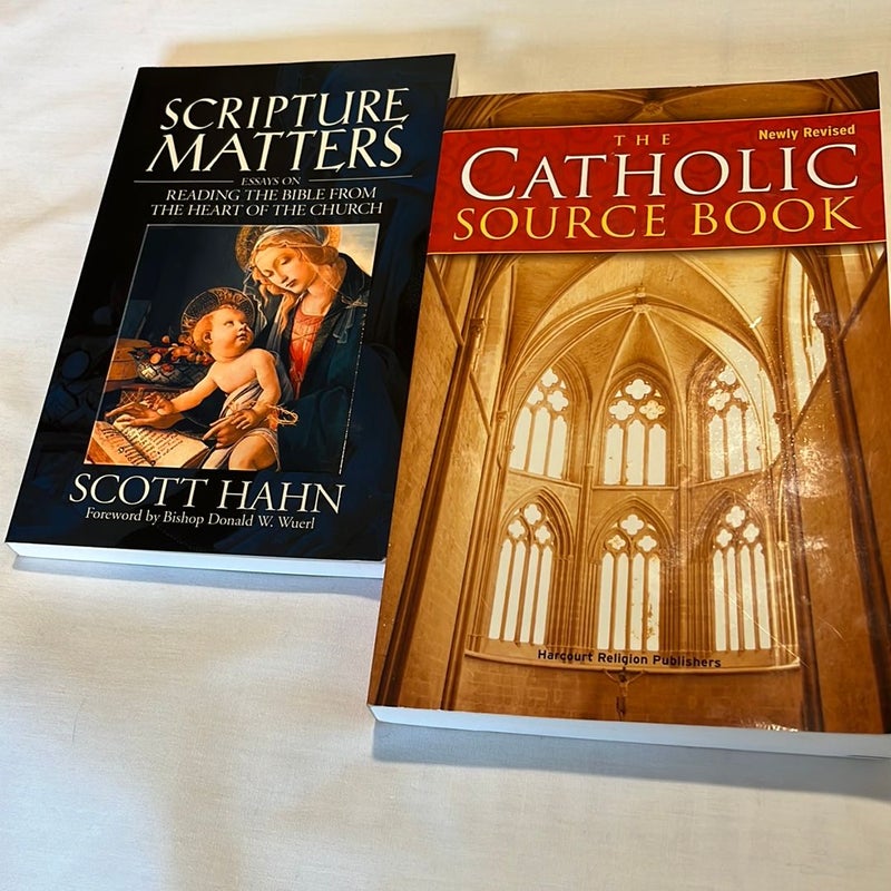 Catholic Bundle - scripture Matters and The Catholic Source Book