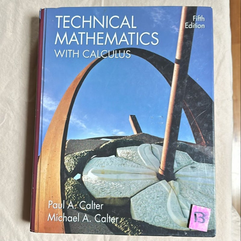 Technical Mathematics with Calculus