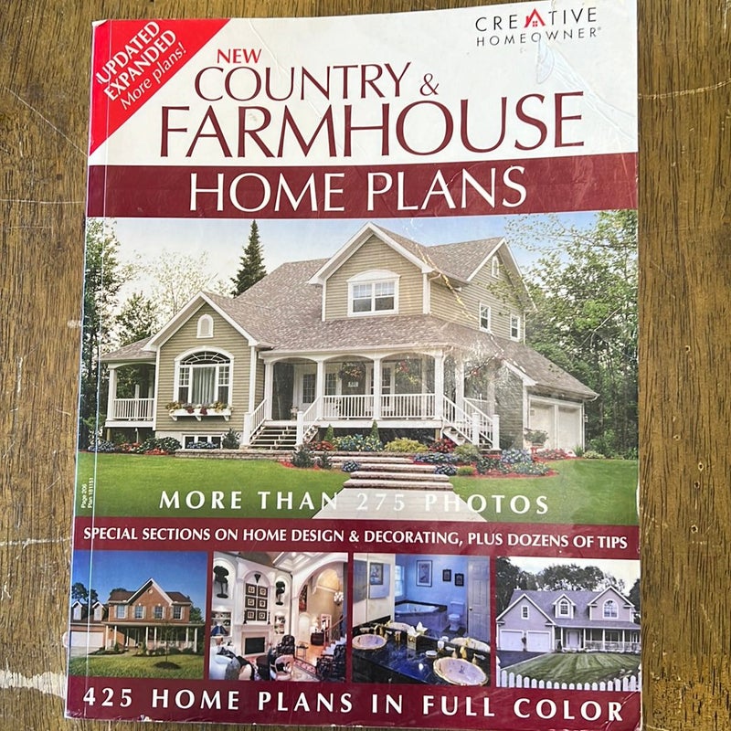 New Country and Farmhouse Home Plans