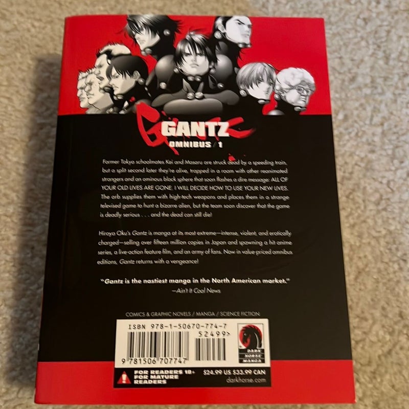 Gantz Omnibus Volume 1 by Hiroya Oku; Matthew Johnson, Paperback