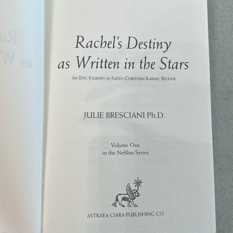 Rachel's Destiny