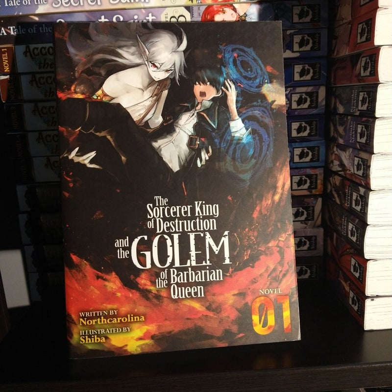 The Sorcerer King of Destruction and the Golem of the Barbarian Queen (Light Novel) Vol. 1