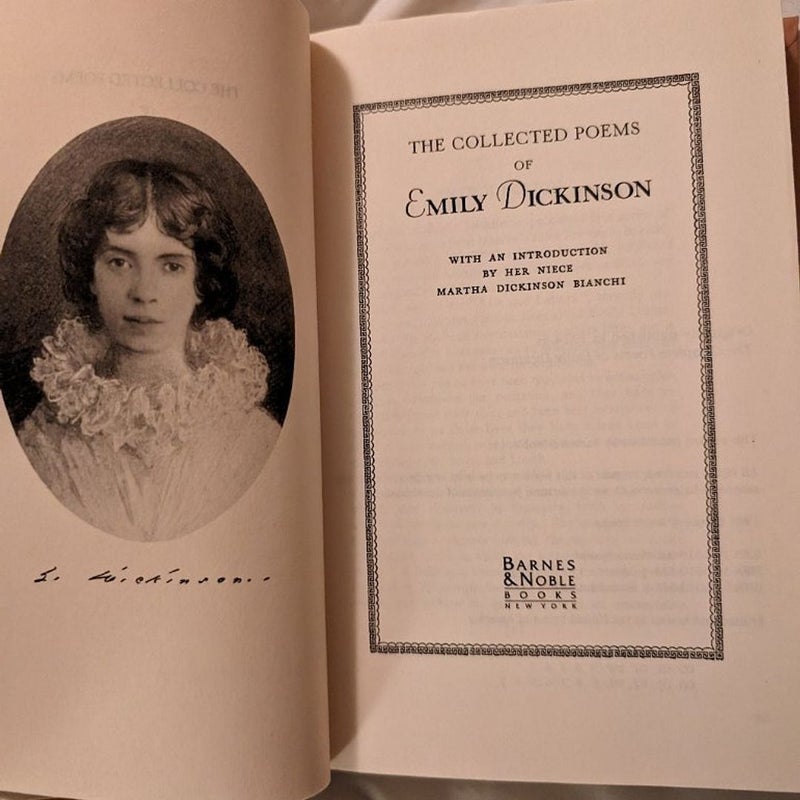 The Collected Poems of Emily Dickinson Barnes and Noble Edition 