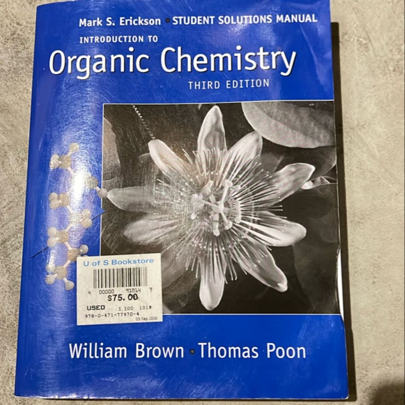 Introduction to Organic Chemistry, Student Solutions Manual