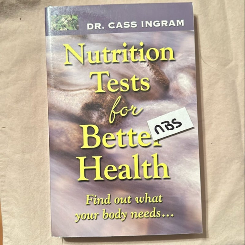 Nutrition Tests for Better Health