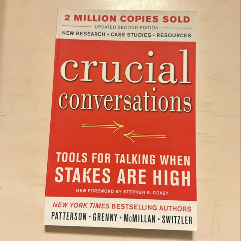 Crucial Conversations Tools for Talking When Stakes Are High, Second Edition