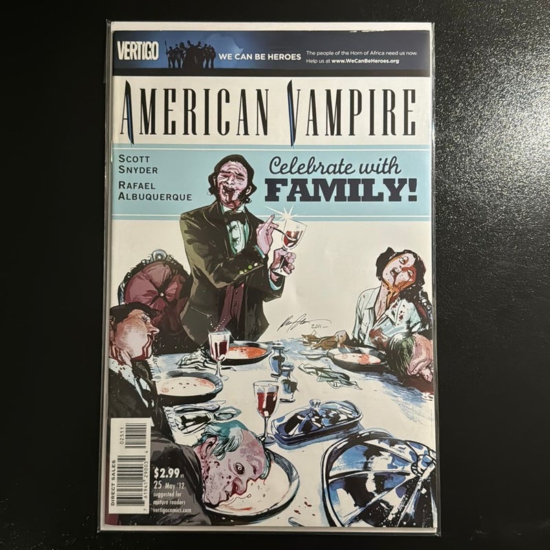 American Vampire # 25 May 2012 Vertigo Comics