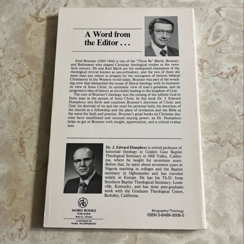 Makers of the Modern Theological Mind: Emil Brunner