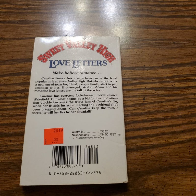 Sweet Valley High Love Letters 