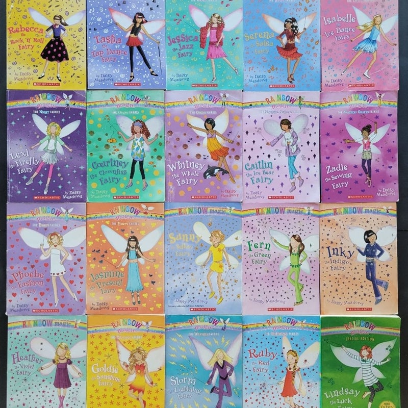 RAINBOW MAGIC FAIRIES FAIRY LOT OF 20 BOOKS & SPECIAL ED. ALMOST COMPLETE SETS!