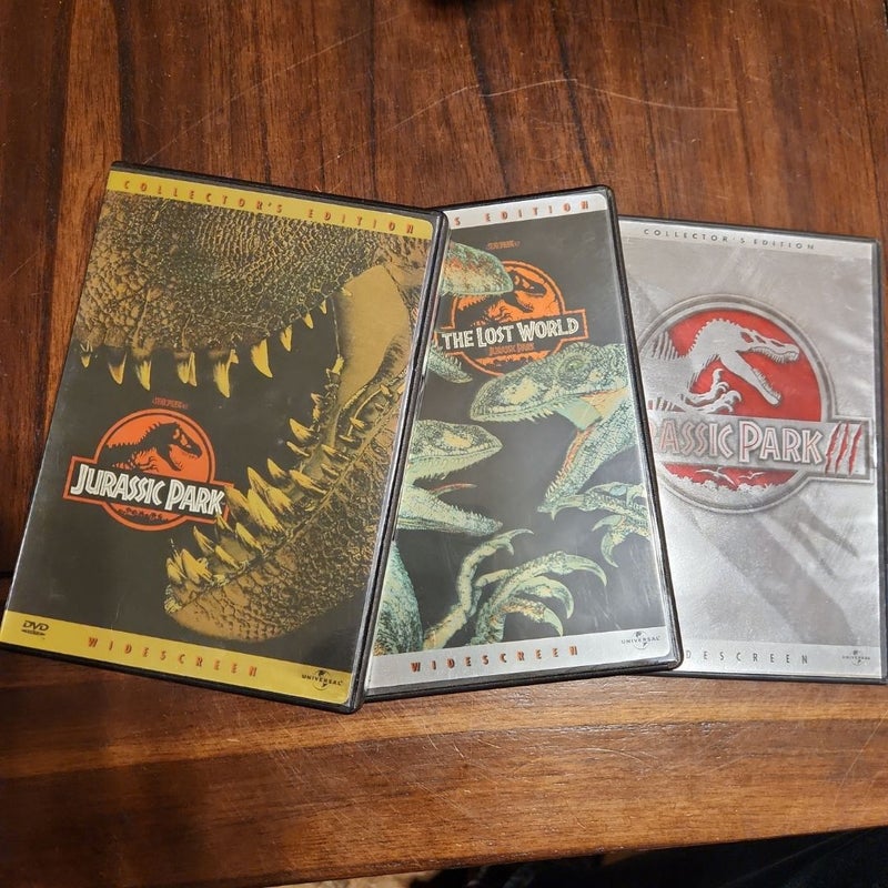 Jurrasic Park DVD Trilogy