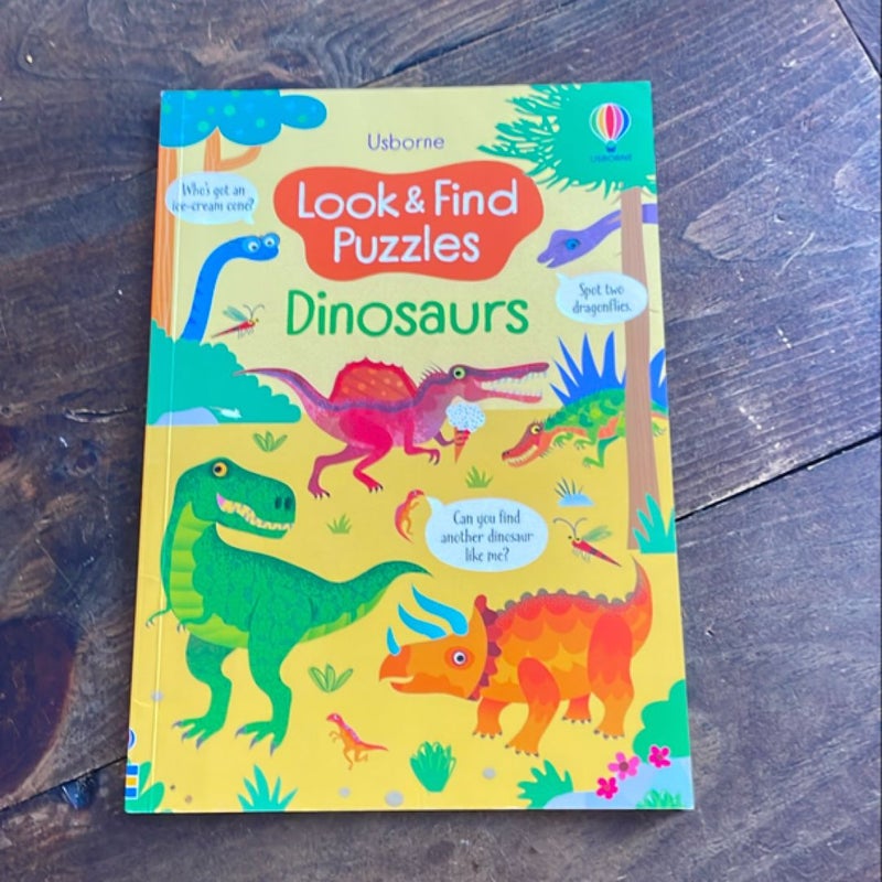 Look and Find Puzzles: Dinosaurs