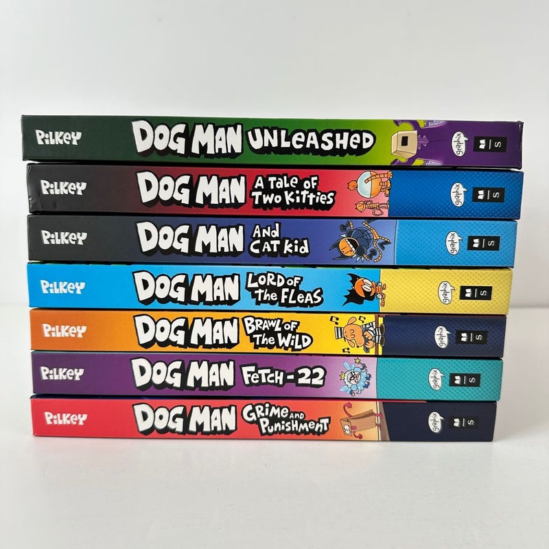 Dog Man Series Book Bundle, 7 Books