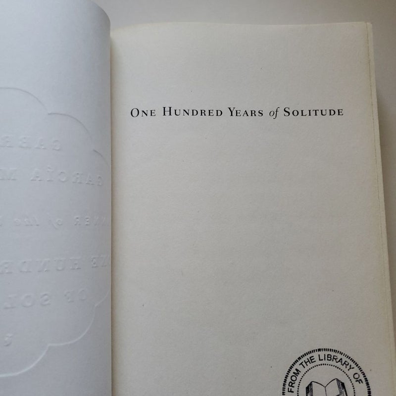 One Hundred Years of Solitude