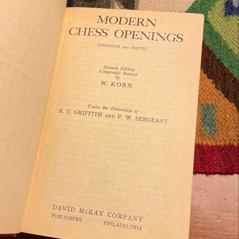 Modern Chess Openings (7th edition, 1948)